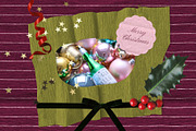 Crepe Paper Christmas Collage Kit, an Object Graphic by Anzhelika (Thumbnail 7 of 11)