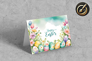 Easter Greeting Card | Printable 7x5, a Card Template by Print Haven (Thumbnail 1 of 4)