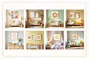 50 Kids Nursery Mockups for Canva, a Household Mockup by Matisse Studio (Thumbnail 8 of 10)
