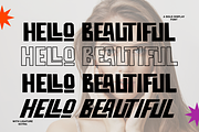 Throostle a Bold Display Font Family, a Sans Serif Font by Allouse Studio (Thumbnail 7 of 10)