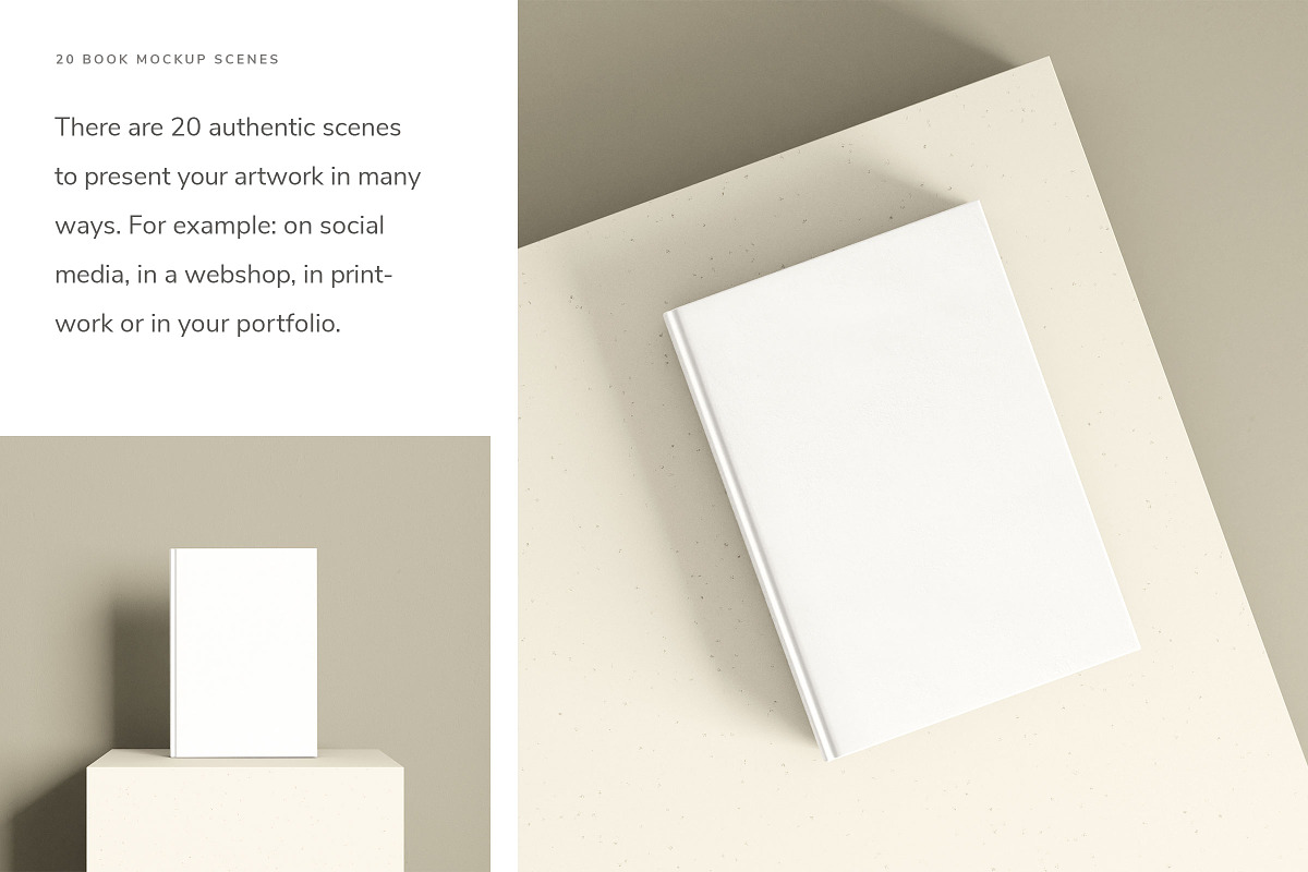 Book Mockup Scene Collection, a Books & Magazine Mockup by Ruben Stom (Photo 3 of 13)