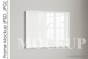 Frame Mockup PSD JPG, a Print Template by VNmockup
