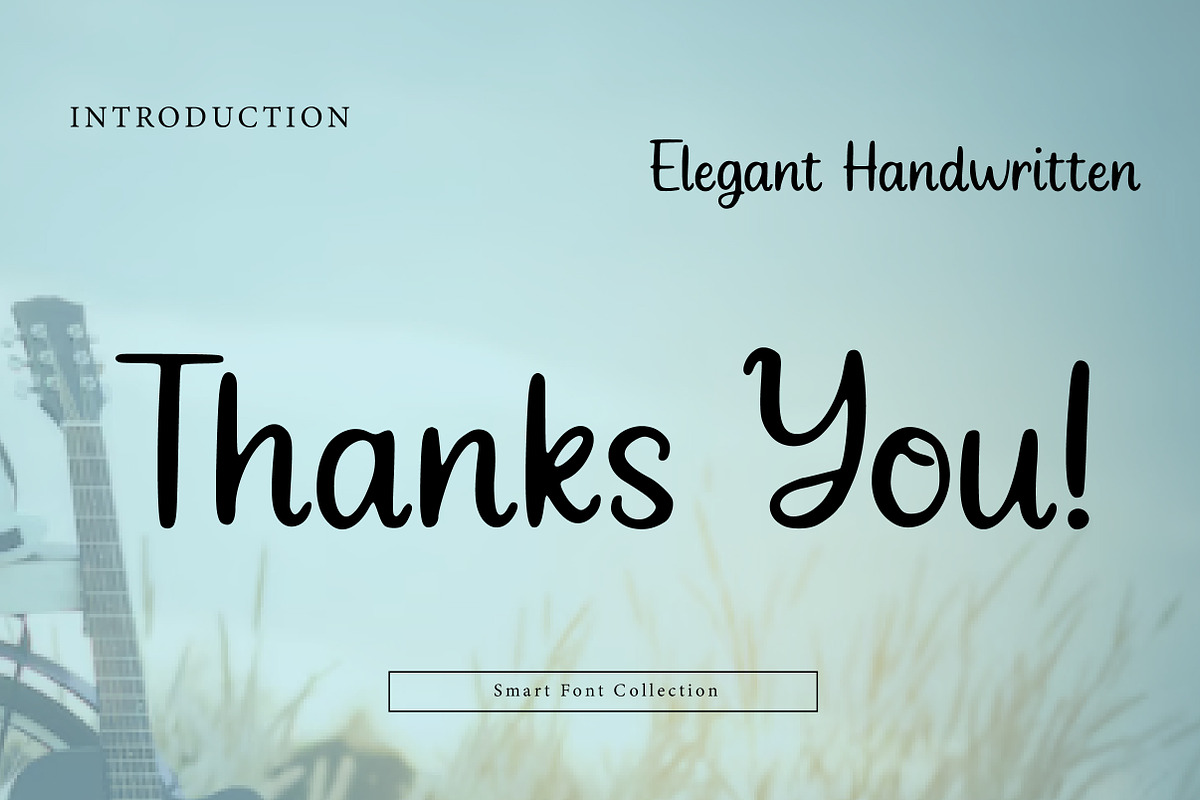 Elegant Handwritten, a Handwritten Font by Wow Magic (Photo 3 of 3)