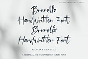 Brunella - Handwritten Font, a Script Font by ribethstudio (Thumbnail 2 of 12)