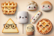 Kawaii Calories PNG Objects, an Object Graphic by Iconogenic (Thumbnail 6 of 6)