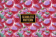 3D Glossy Red Strawberry Patterns, a Pattern Graphic by Creative Store (Thumbnail 4 of 5)