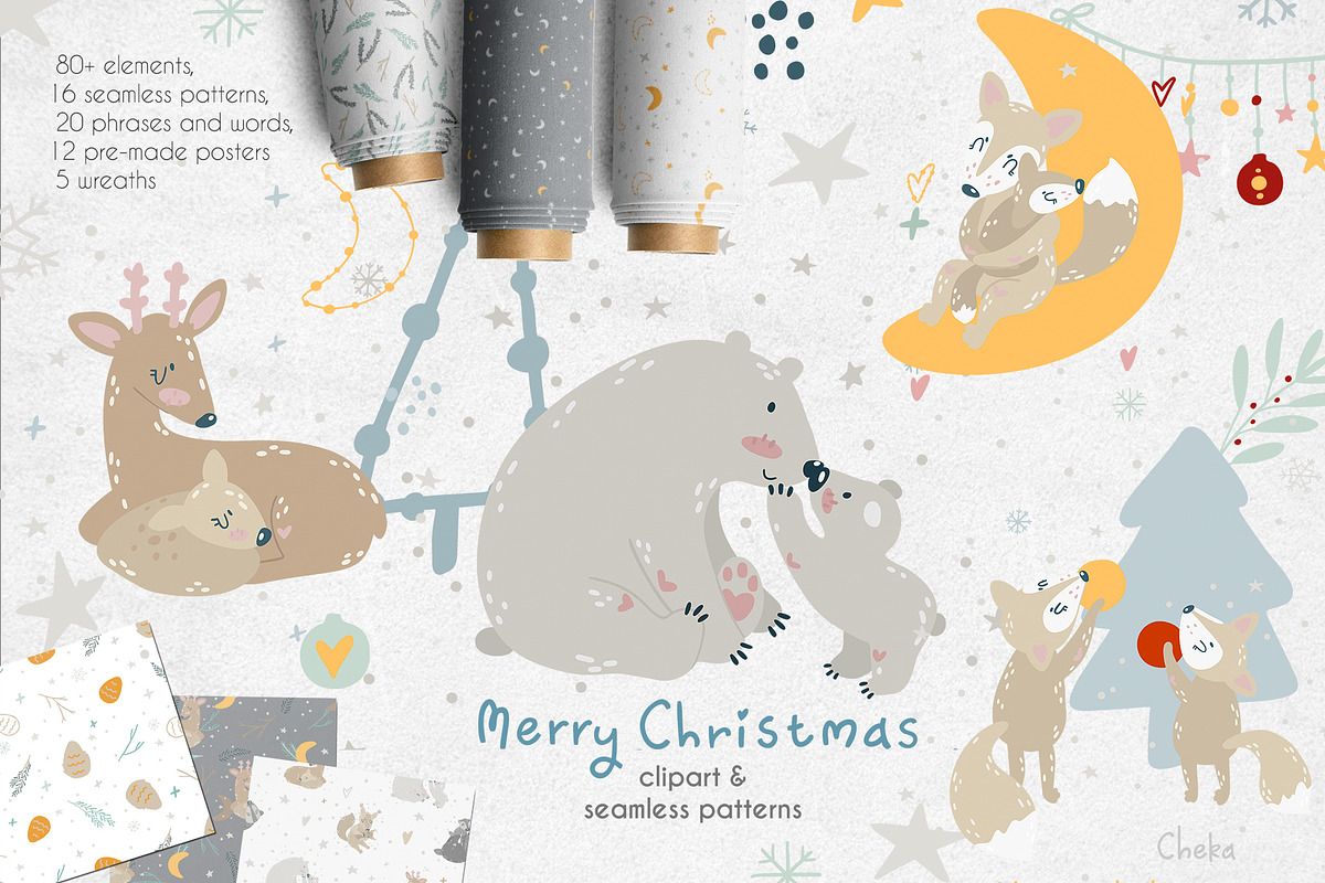 Christmas collection, an Animal Illustration by Kate Art (Photo 1 of 10)