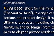 Cosmos Deco, a Sans Serif Font by Sudtipos (Thumbnail 4 of 7)