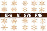 Snowflake Christmas Ornament Svg, an Object Graphic by Digi_Design_World (Thumbnail 2 of 3)