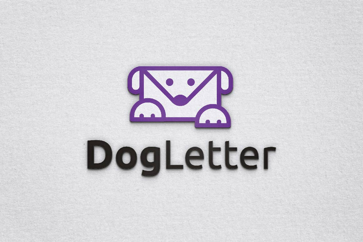Dog Message Letter Envelope Logo, a Branding & Logo Template by jongcreative (Photo 1 of 3)