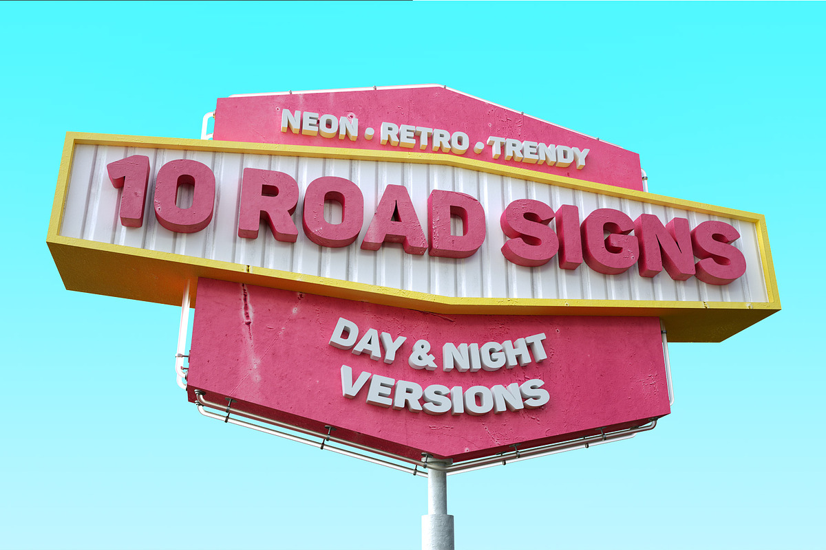 10 Road Signs, an Object Graphic by BigWeek (Photo 1 of 12)