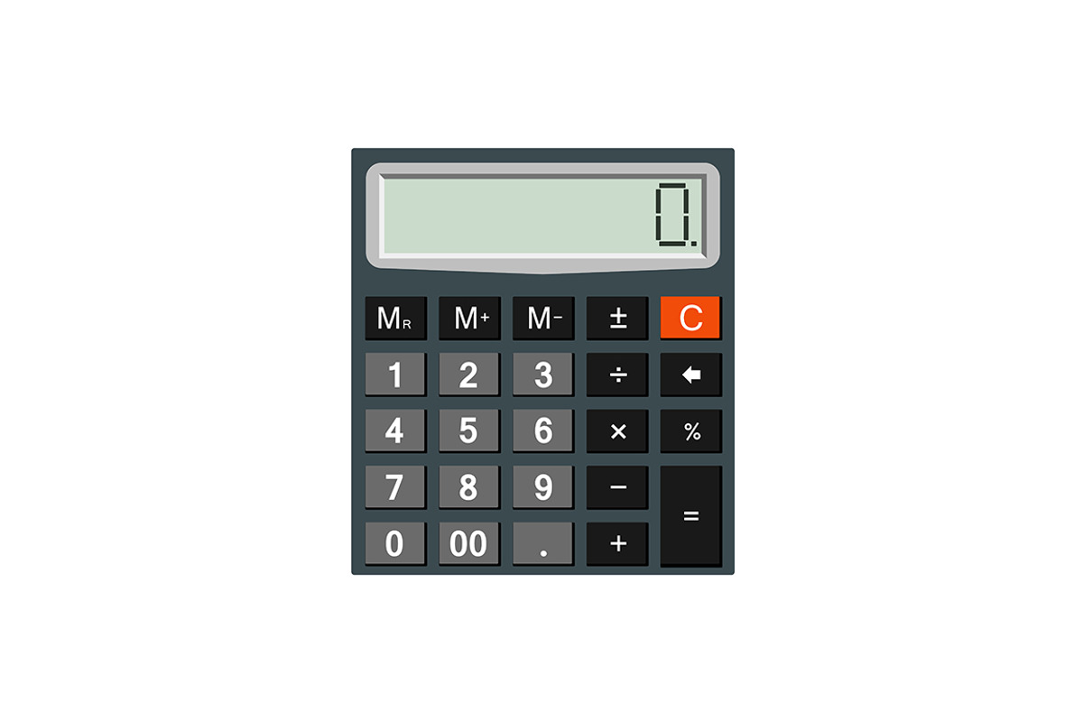 Calculator, a Graphic by L_amica