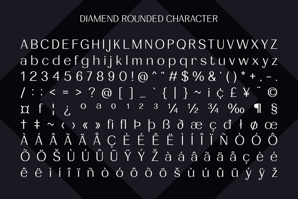 Diamend Rounded, a Sans Serif Font by Craft Supply Co. (Photo 2 of 8)