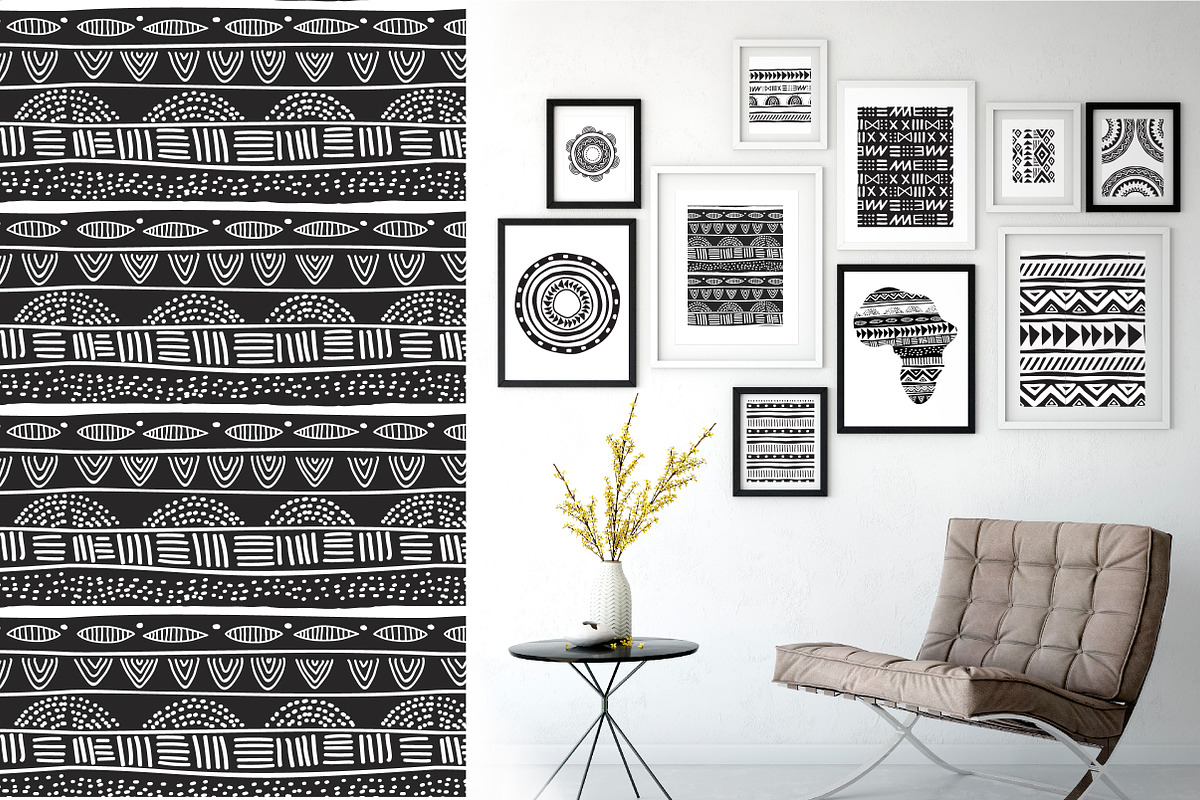 African dream - patterns and brushes, a Pattern Graphic by Marish (Photo 5 of 8)