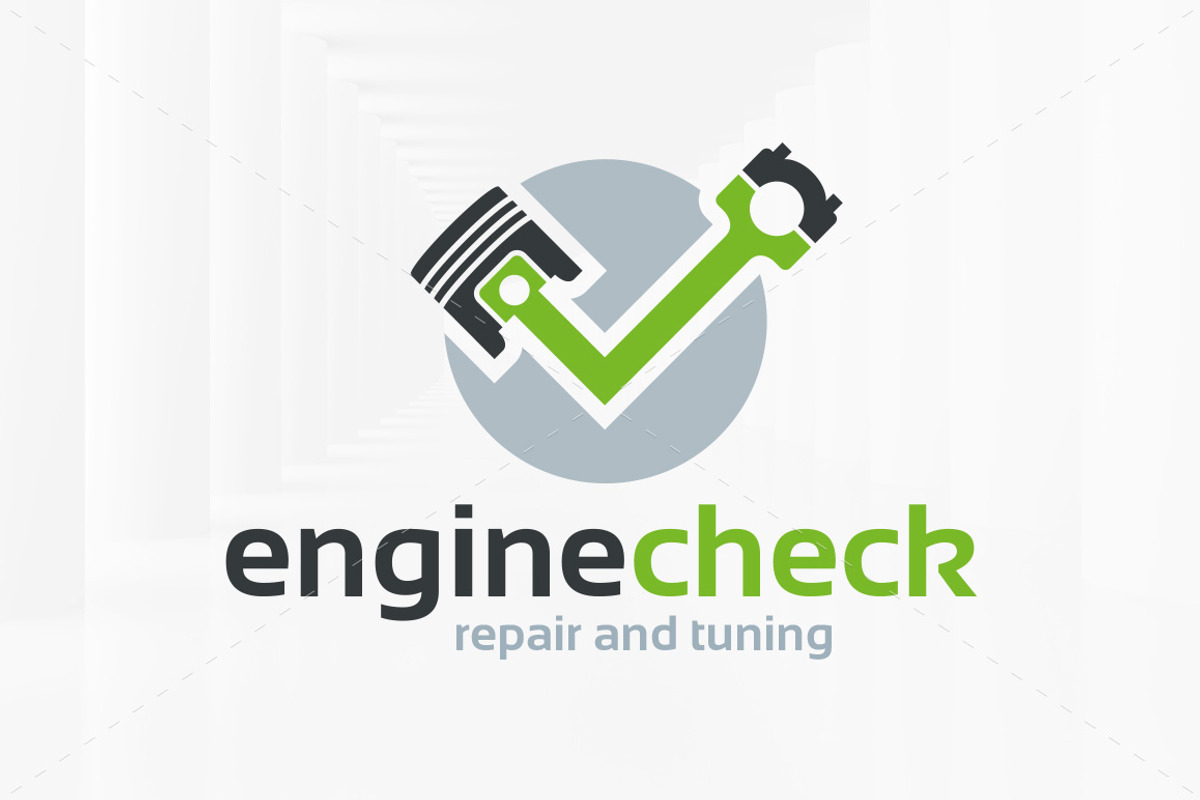 Engine Check Logo Template, a Branding & Logo Template by LOGOMAGINE