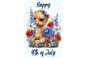 Cute Camel Art for Kids Room Decor, an Animal Illustration by Art Paradise Studios