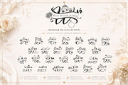 Jasmine Romantic Wedding Monogram, a Handwritten Font by Yoga Letter (Thumbnail 6 of 8)