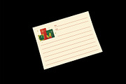 Green Christmas Greeting Card, a Card Template by Neermana (Thumbnail 4 of 4)