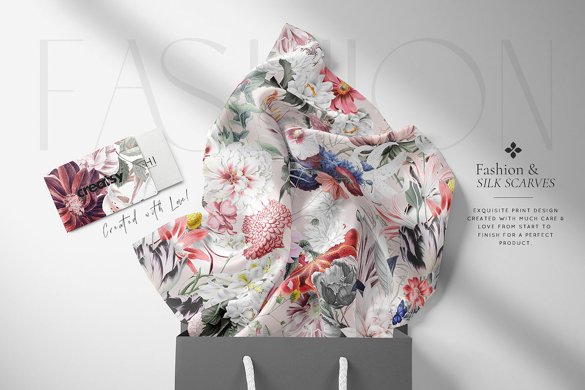 Enamour, Elegant Floral Blooms., a Pattern Graphic by TSTUDIO (Photo 13 of 14)