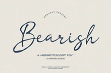 Bearish - Handwritten Script Font