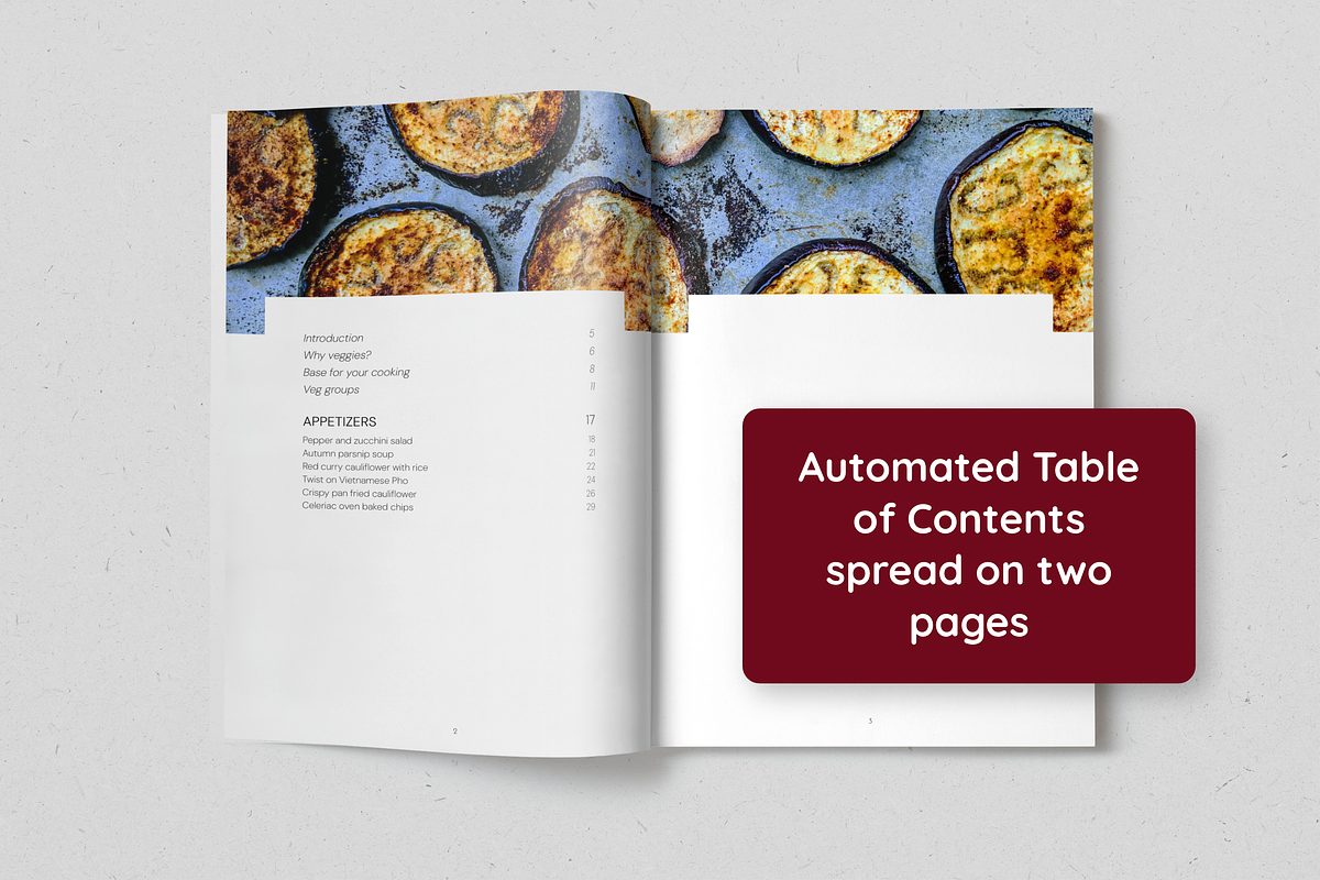 Everyday Veggies Recipe Book, a Magazine Template by SonaGeciova (Photo 2 of 17)