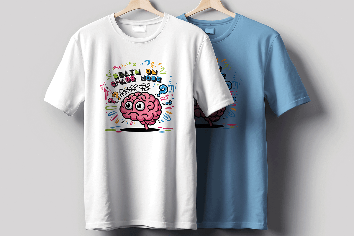 Overthinking Tshirt Design, a Stationery Template by MightyDesign (Photo 3 of 6)