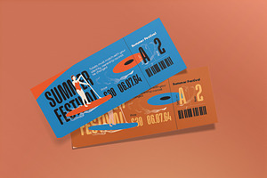 Blue Vintage Summer Festival Ticket