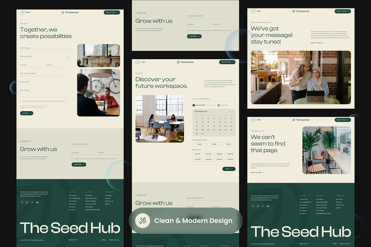 Coworking Space Event Page, a Websites & App Template by SLAB! Design (Photo 4 of 6)