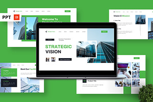 Strategic Vision - Business PPT, a Presentation Template by Deepslide Studio