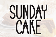Sunday Cake | Script Font, a Script Font by Scratchones (Thumbnail 1 of 8)