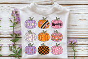 Halloween Pumpkins PNG, a Work Illustration by CraftArtStudio (Thumbnail 2 of 4)