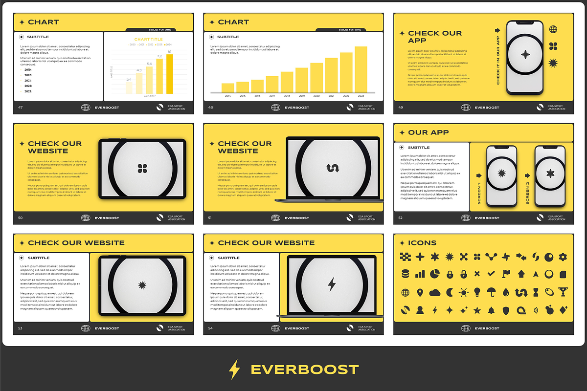 Presentation Template Business Plan, a Presentation Template by Aure Design (Photo 7 of 7)