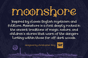 Moonshore - Folklore + Fantasy Font, a Font by Wingsart Studio (Thumbnail 2 of 15)