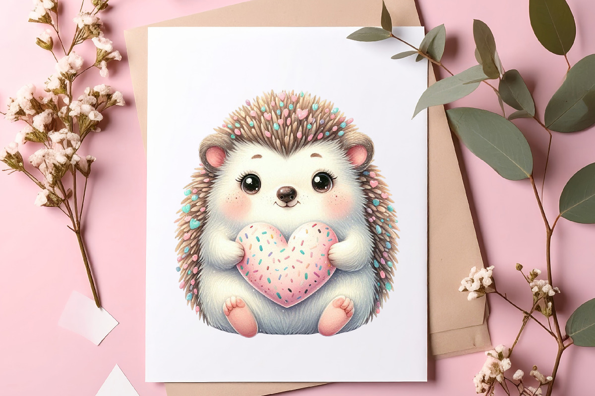 Valentine Animals Clipart PNG, an Illustration by SinaCreation (Photo 6 of 11)