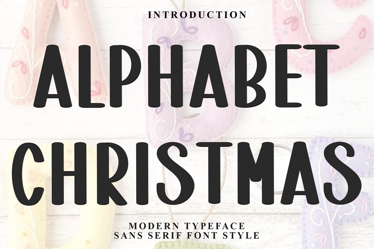 Alphabet Christmas, a Script Font by FreshTypeINK (Photo 1 of 7)