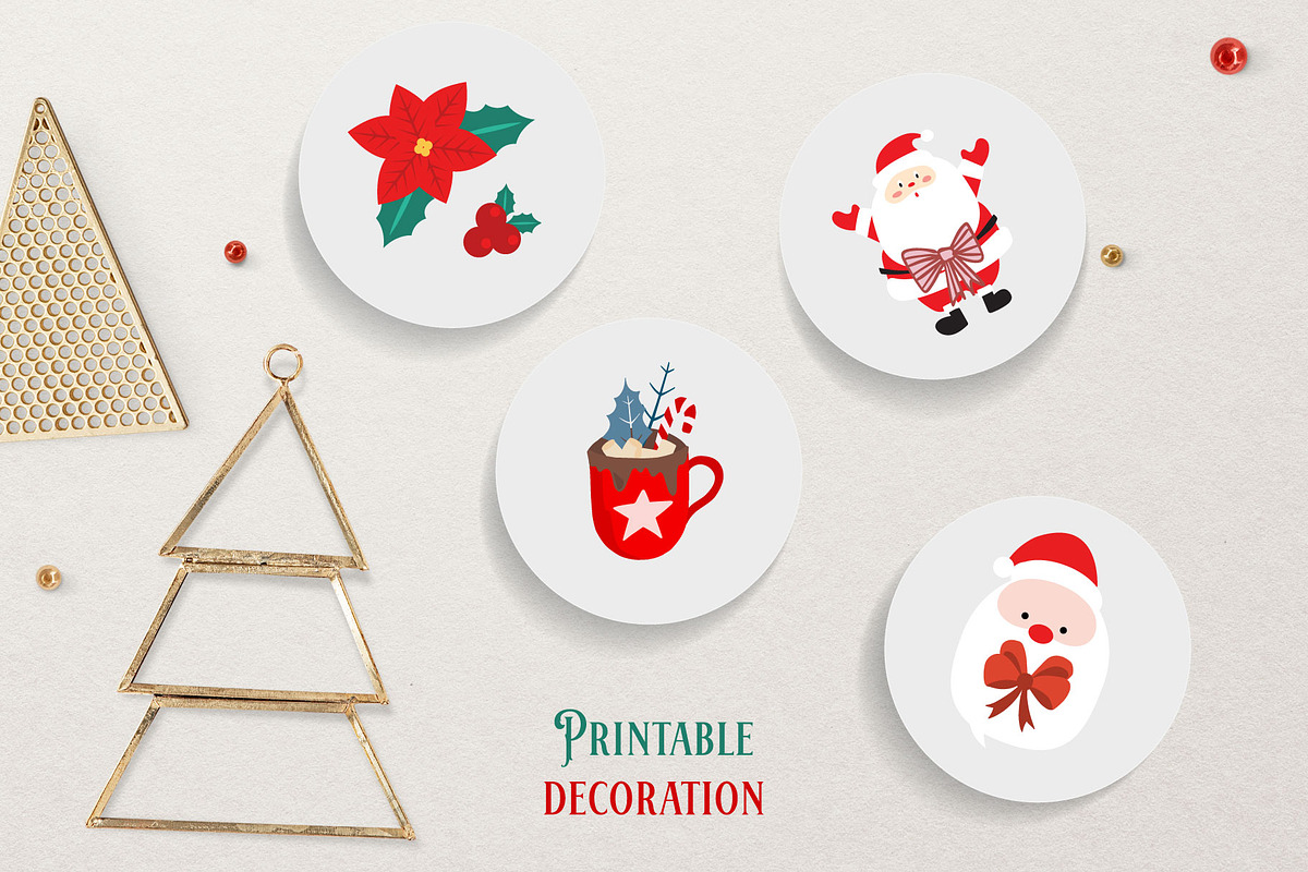 Merry christmas for kid design, a Decorative Illustration by Piixypeach (Photo 8 of 8)