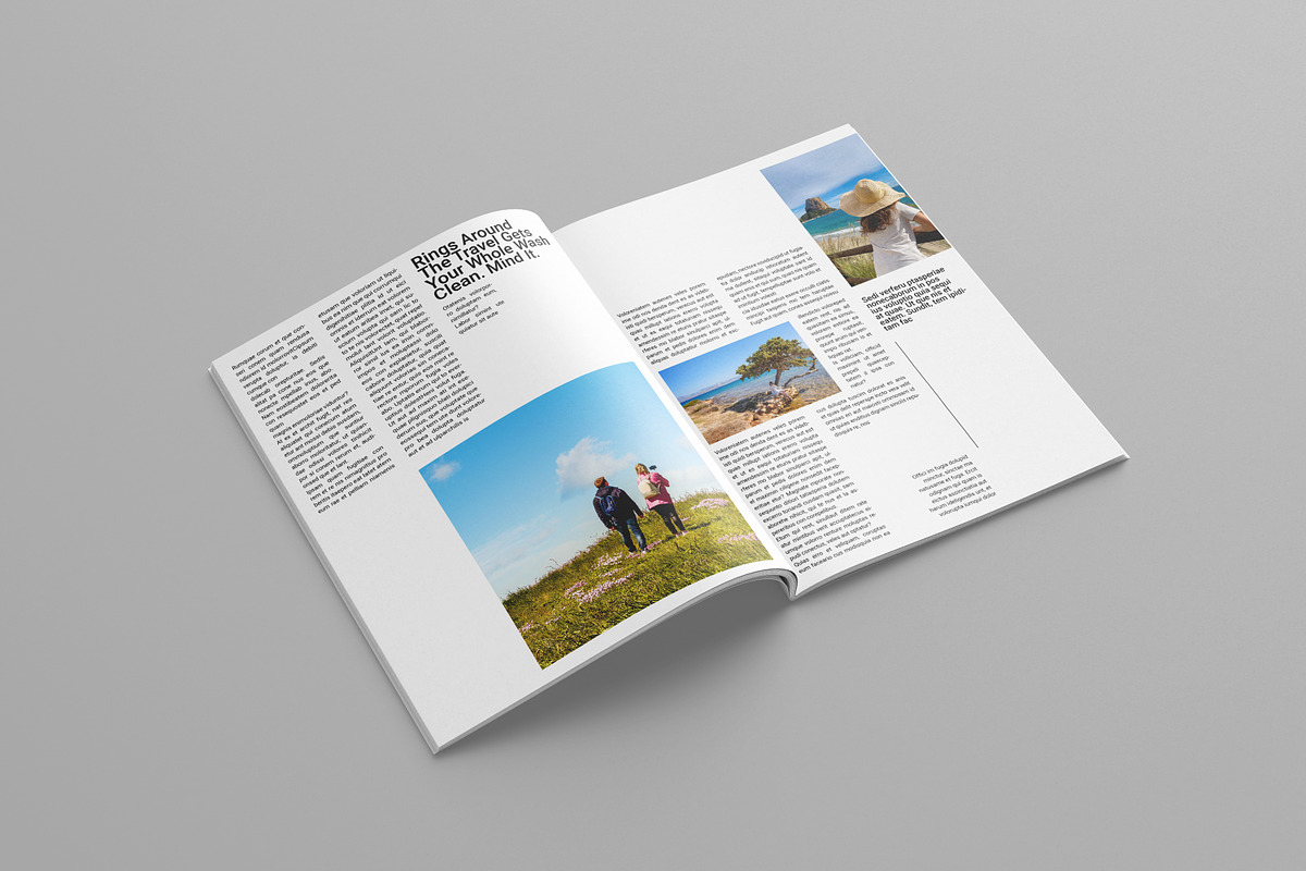 Travel Magazine Template preview 6