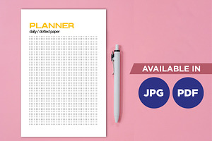 Daily Dot Planner Template