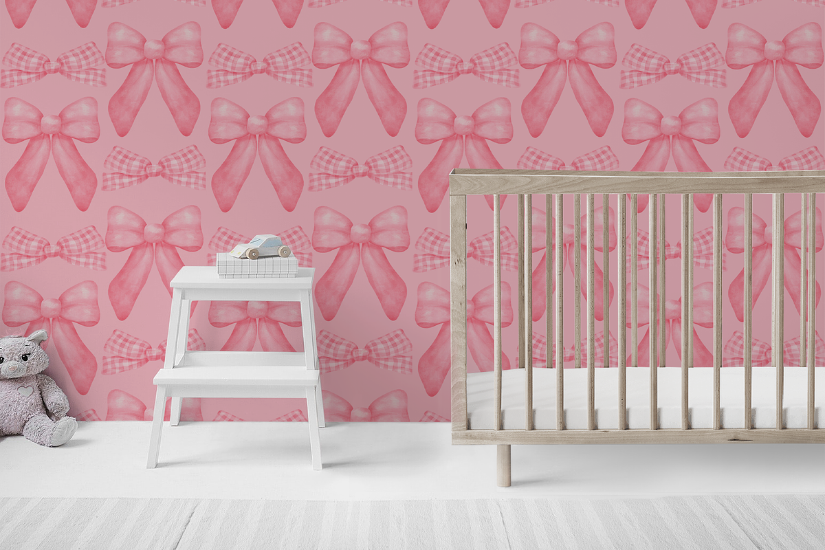 Coquette Pink Bows Pattern Bundle, a Pattern Graphic by Blynn Pippen (Photo 7 of 10)