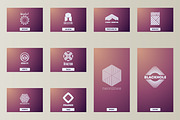 100 abstract logo, a Branding & Logo Template by airunreal (Thumbnail 6 of 14)