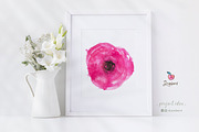 Glitter Flower png Watercolor 070, an Illustration by Drawberx (Thumbnail 7 of 7)