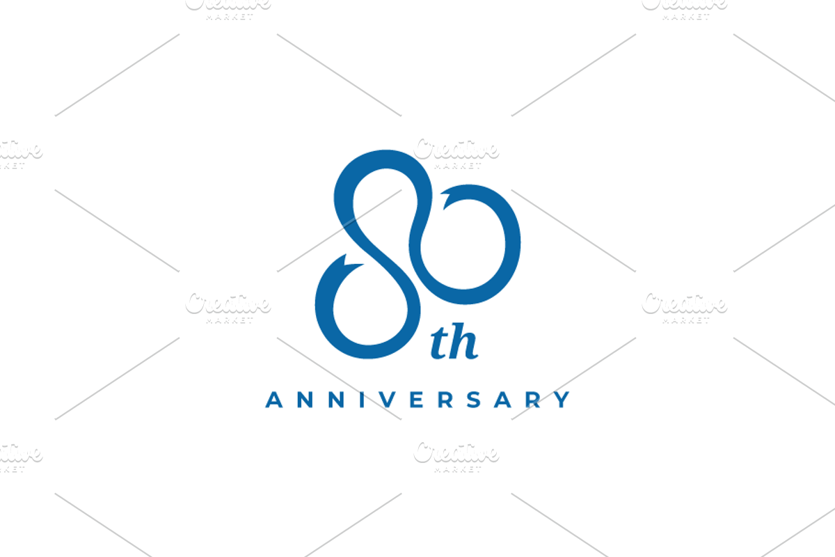 80th Anniversary Celebration Design, a Graphic by yopie (Photo 4 of 4)