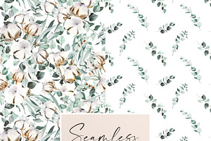 Soft Cotton Seamless Patterns