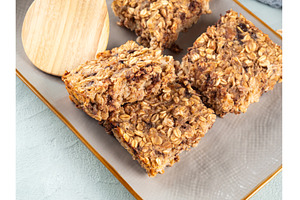 Baked oatmeal peanut butter banana, a Food & Drink Photo by Lifemorning