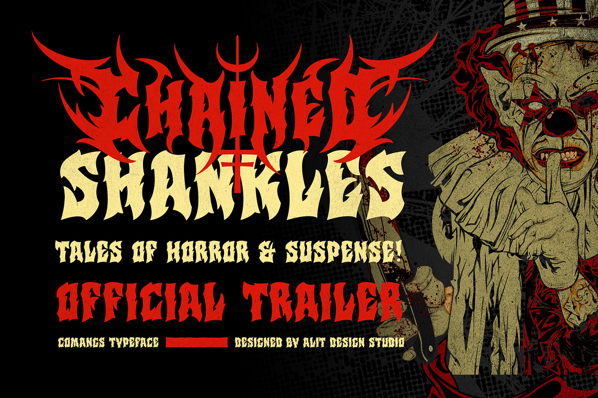 Comangs Typeface, a Blackletter Font by alit design (Photo 17 of 20)