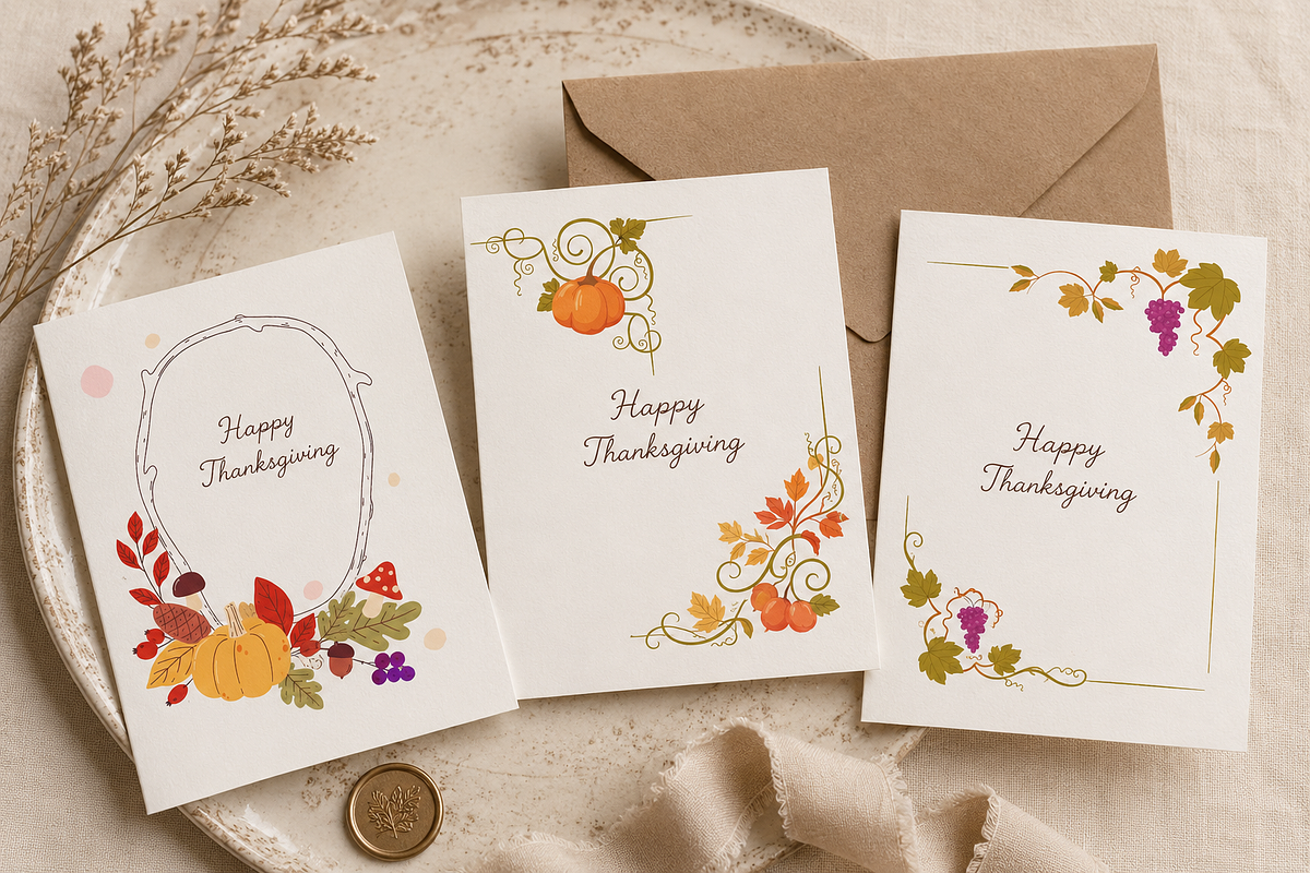 Autumn Frames Illustrations, a Seasonal Illustration by Anna Studio (Photo 2 of 13)