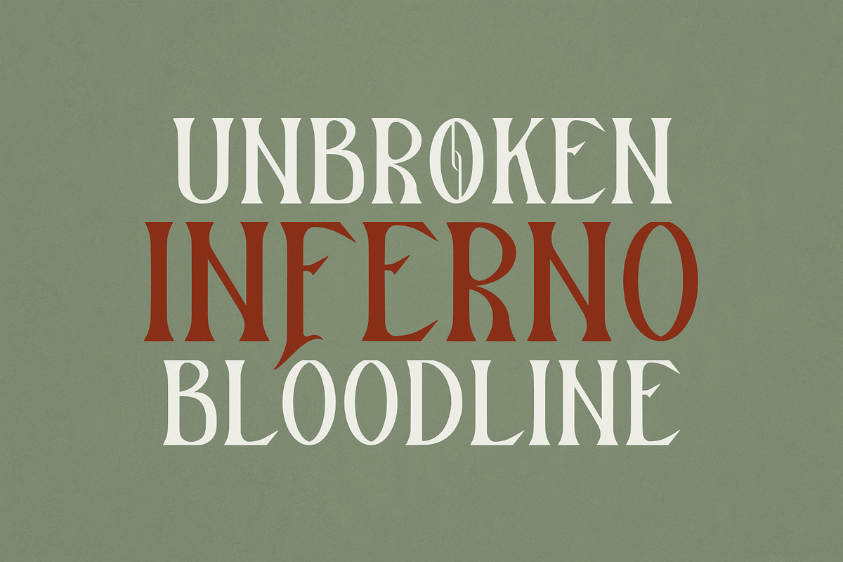 Qlastroy Modern Blackletter Display, a Blackletter Font by Maulana Creative (Photo 3 of 7)