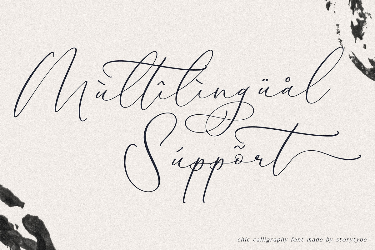 Authentiue Chic Calligraphy Font, a Script Font by Storytype Studio (Photo 12 of 15)