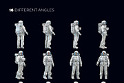 3D Mockup Space Astronaut #06, a Product Mockup by ARKS ACADEMY (Thumbnail 3 of 7)
