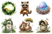 Whimsical Fairy Forest Clipart, an Illustration by Daily.Designs (Thumbnail 2 of 11)